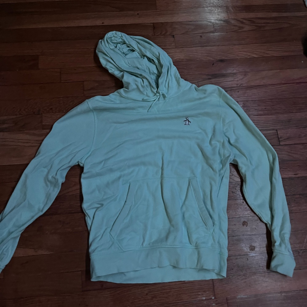 Light Green penguin Hoodie